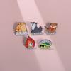 Fun And Colorful Cartoon Animal Alphabet Brooches For Personalized Fashion Accessories