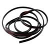 2M Car 8MMx10MM Rubber Sealing Strip Slanted T-Type Auto Door Seal Rubber Weatherstrip Edge Sealant For Car Accessory