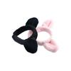 Cartoon Cat Ears Headband Wide Plush Hair Hoop Cute Plush Hairband  Makeup