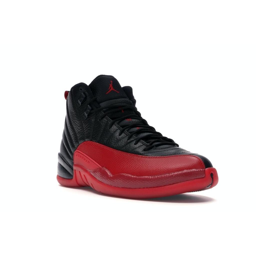 Мужские кроссовки Air Jordan 12 Retro Flu Game 2016 Черный черный университетско-красный 130690-002