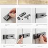 Противоугонная фурнитура для замков на раздвижных дверях, защелки для дверей и окон, креативный замок для шкафа