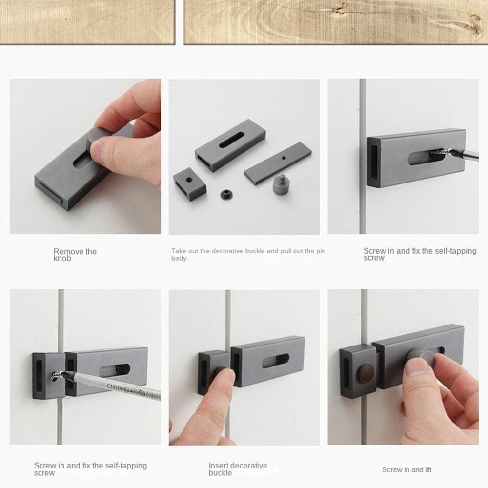 Противоугонная фурнитура для замков на раздвижных дверях, защелки для дверей и окон, креативный замок для шкафа