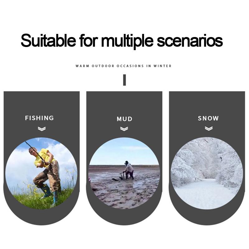 Fashion New Winter Warm Women's Snow Boots with Side Zipper Non Slip Waterproof Ankle Boots Woman Plus Size Faux Fur Lined Cotton Shoes