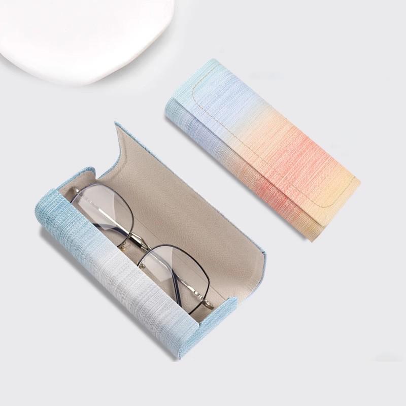 Advanced Sunglasses Case Rainbow Glasses Storage For Male And Female Students Portable Simple And Fresh Glasses Case