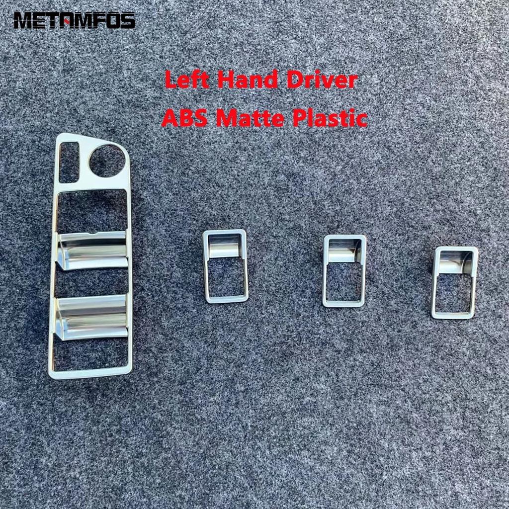 For Toyota Harrier Venza 2024 Matte Window Lift Switch Cover Trim ide Armrest Frame Interior Accessories