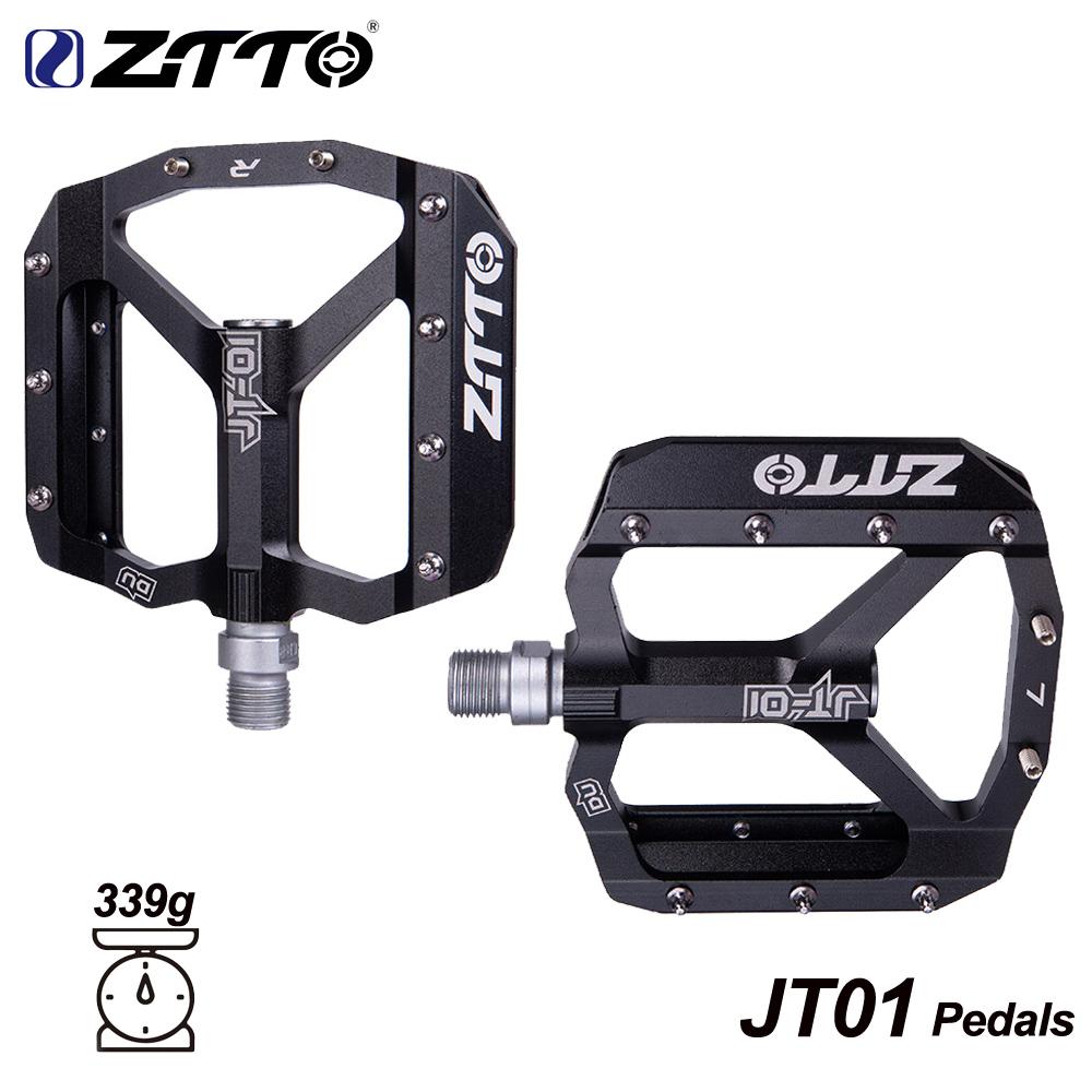 ZTTO MTB Cycling Pedals DU Sealed Bearing Ultralight Aluminum Alloy Footboard Anti-Slip Bicycle Platform Pedals DH Bicycle Parts