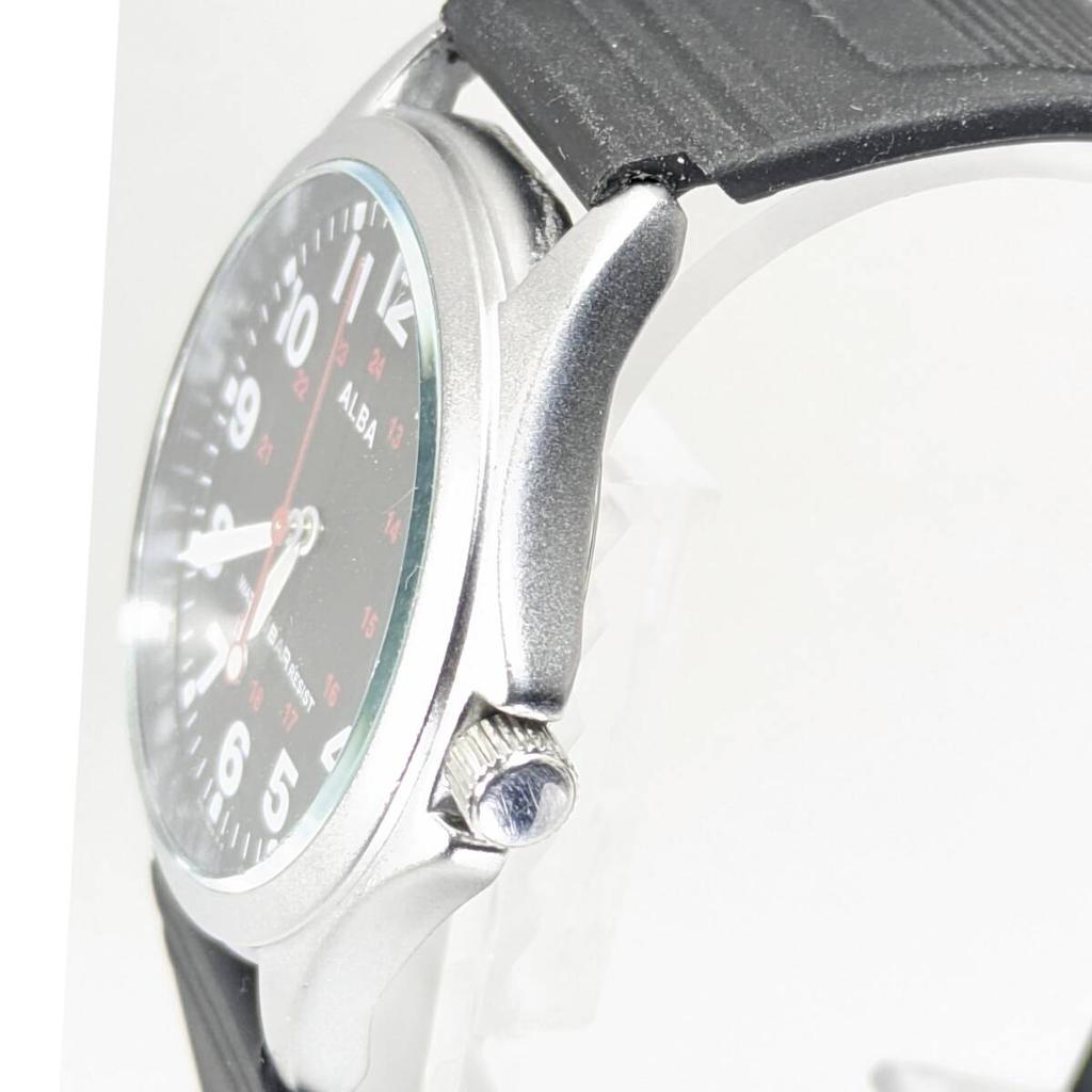 Мужские часы Seiko ALBA с батарейкой и ремешком, Заменены, Состояние, Q-62