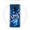 Case - MANIACASE - Samsung Galaxy S9 Plus - Flexible - Stitch Snow Christmas - Blue