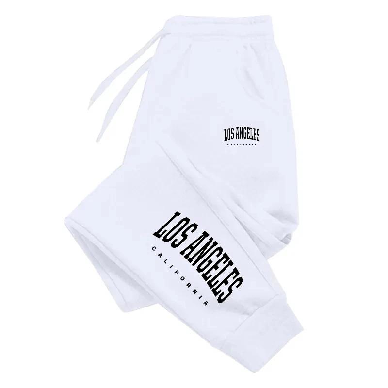 Прибытие Женские Повседневные Модные Спортивные Штаны Американский Стиль Лос-Анджелес С Принтом Спортивные Штаны Домашняя Уличная Спортивная Одежда Джоггеры