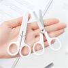 Mini for Paper Student Stainless Steel Scissor Office Scissor White Color White Tiny Scissors