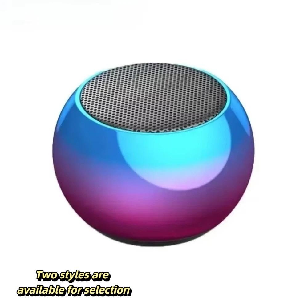 Metal Shell Bluetooth Speaker Keychain Dual Color Mini Speaker Keychain Picnic