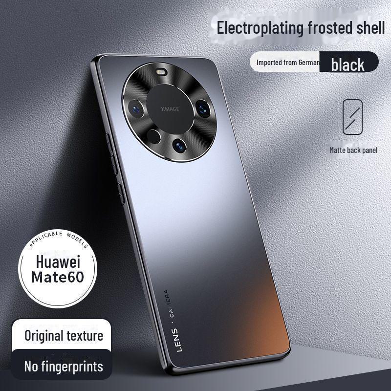 Защитный гальванический матовый чехол для Huawei Mate 60 Pro, 50, 40 и 30.