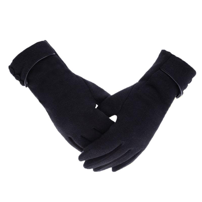 Women Winter Warm Gloves Cycling Fleeced Touch Screen Gloves for Ladies