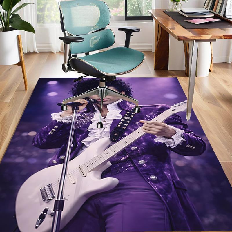 1pc Prince3 Design Area Rug - Non-Slip, Soft & Cozy Floor Mat for Living Room, Bedroom, Office - Indoor/Outdoor Decorative Carpet