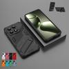 For Xiaomi 14T Case Cover Mi 14T Capas New Armor Lens Protector PC Hard Shockproof Phone Back Bumper Holder Fundas Xiaomi 14T