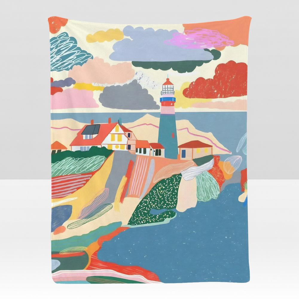 artist MMarina ECastaldo Throw Soft Flannel Blanket for Bed Bedroom Sofa Picnic Throw Skinfriendly Breathable Gift Cover