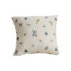 1PC Cotton Linen Pillowcase Soft and Comfortable Cushion Cover Home Decor Sofa Pillows Living Room Couch Ornament Invisible Zip
