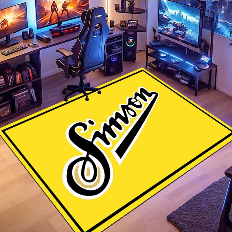 Simson Vintage Motorcycle Rug, suitable for living room, bedroom, game room, computer room and home décor.