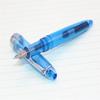 1 шт. новая авторучка Jinhao 992 со спиралью прозрачного синего цвета для офиса с тонким пером