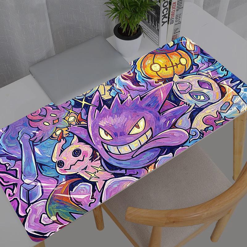 Mouse Pad Gamers Pokemon Pikachu Anime Decoracion Gamer Desk Mat Mousepad XXL Gaming Accessories Varmilo Keyboard Carpet