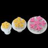 3pcs/set Christmas Snowflake Fondant Cake Decorating Molds Handmade Cutter Plunger Mold Cookies Cutter Mould Accessories