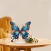 2D Flat Butterfly DIY 5D DIY Diamond Art Tabletop Decorations Acrylic Double-Sided Printed Single-Side Drill for Adults Beginner