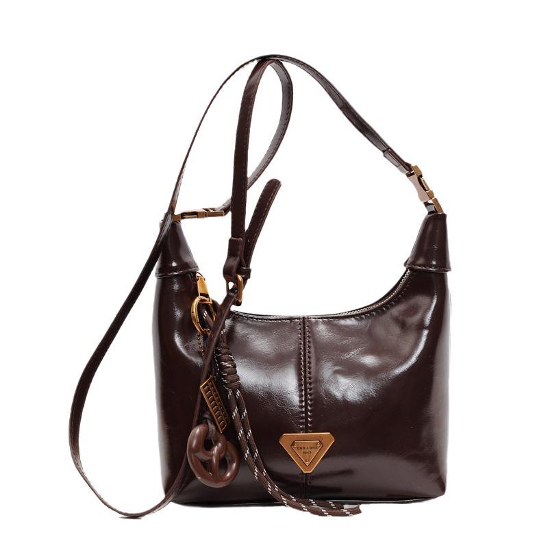 Premium Sense Niche Bag Women's Autumn and Winter Retro 2025 New Fashion Shoulder Messenger Bag Portable Dumpling Bag