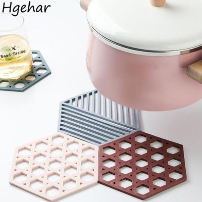Силиконовые накладки Нестандартные нескользящие подставки для кухонных кастрюль Теплоизоляционные коврики для бытовых скандинавских термостойких кофейных чашек и кружек Новые