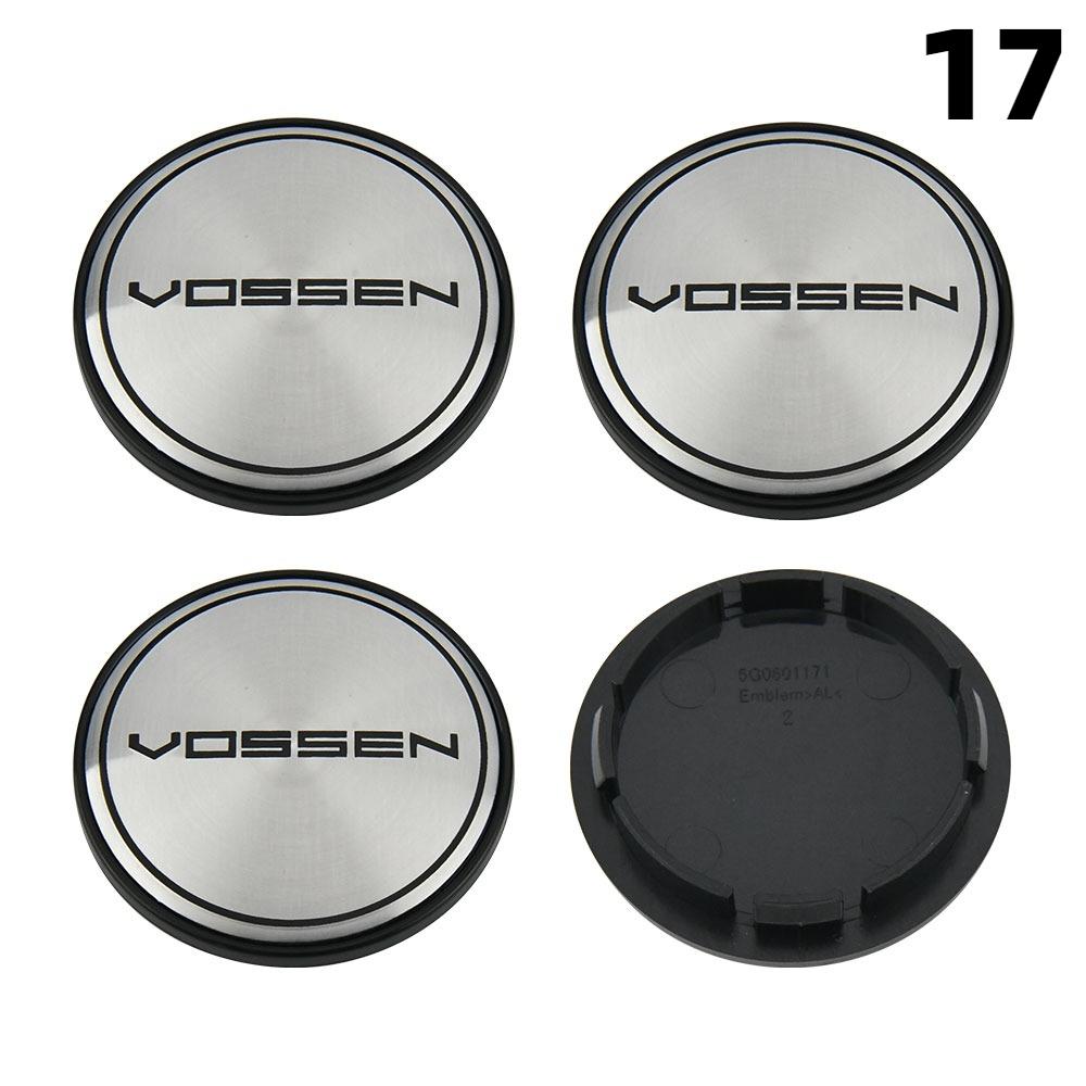 4 шт. Накладки на диски OZ VOSSEN Диаметр наружный 65 мм / Диаметр внутренний 56 мм Центральные колпачки на диски Колпаки на колеса Логотип спортивного автомобиля Аксессуары для шин