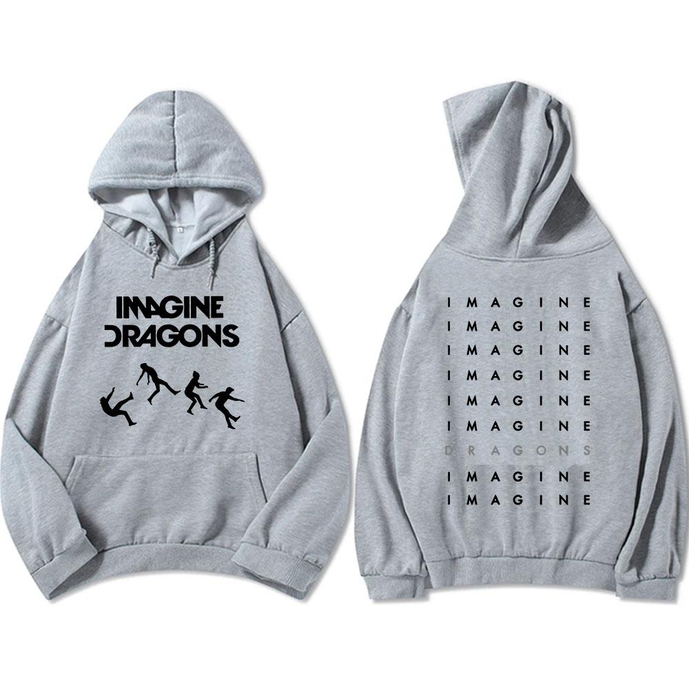 Уличная одежда Унисекс Loom Tour Imagine Dragons Толстовки с длинным рукавом Зимние Ropa Hombre Sudaderas Толстовки