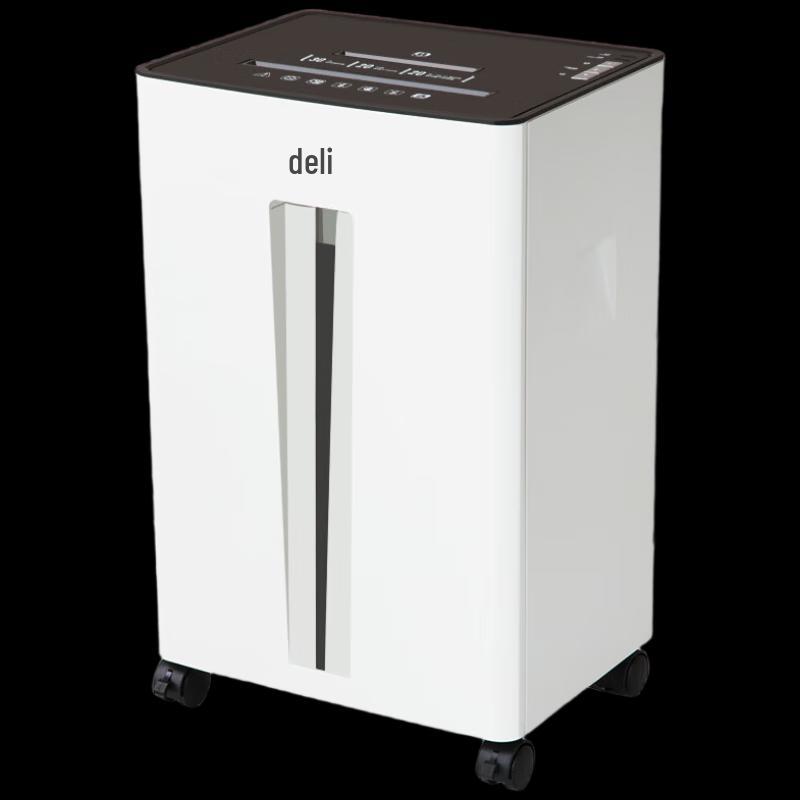 Deli 9918 Шредер для документов, коммерческий, штепсель CN (адаптер в комплекте)