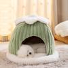 Осенне-зимнее арктическое иглу для кошек, теплое и утолщенное гнездо из тыквы, закрытый ветрозащитный домик для домашних животных для собак