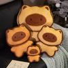 Нетоксичная Кавайная Плюшевая Игрушка Капибара Хлеб из Серии Treasuringu Игрушки-Кошки Хлебные Творческие Плюшевые Животные Капибара Тосты Куклы Подарки на День Рождения