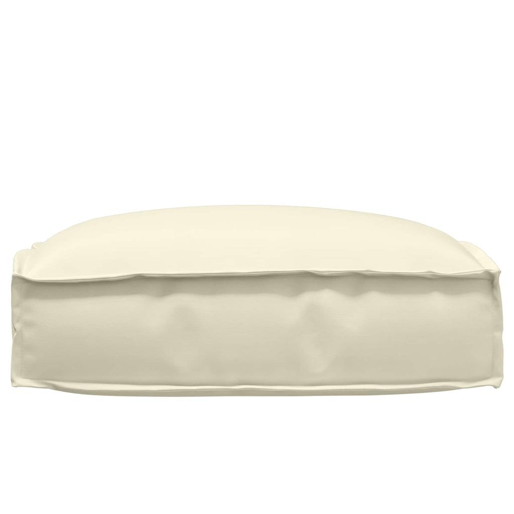 Cream Cushion 50 x 50 x 12 cm Oxford Fabric