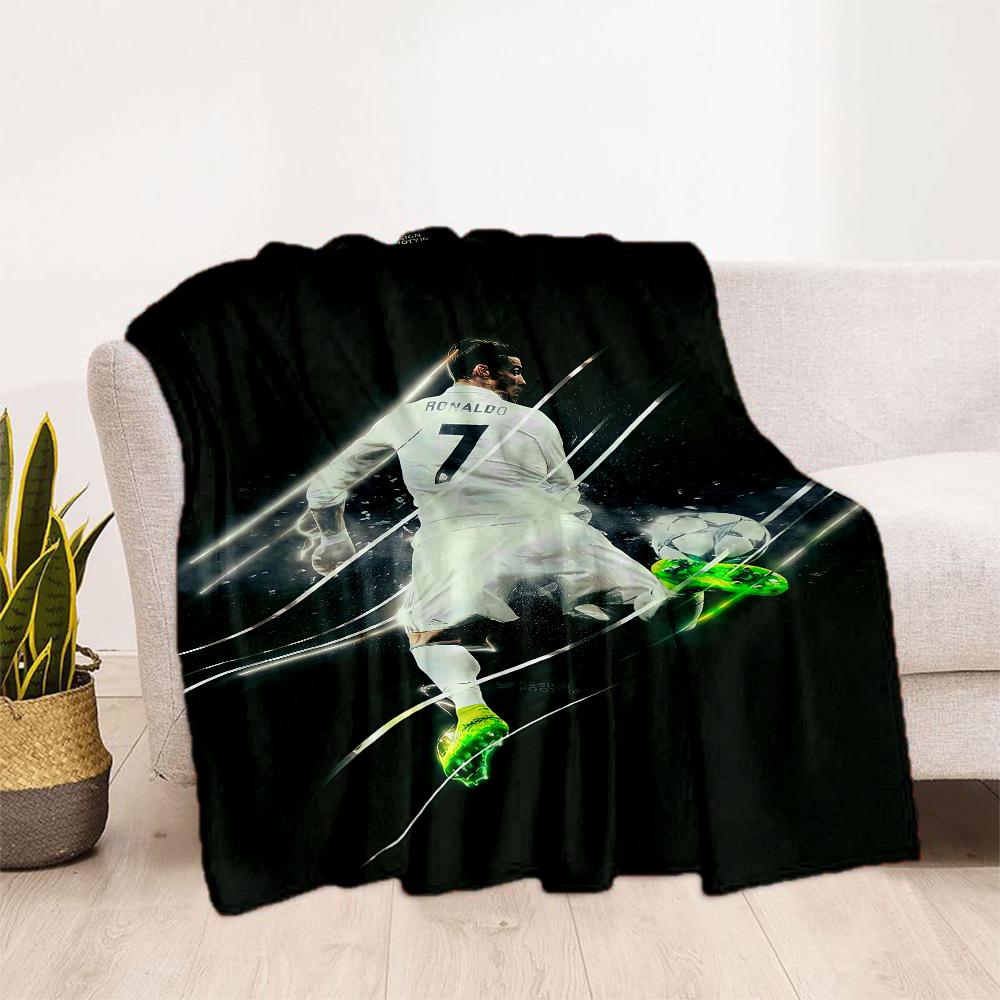 Cristiano Ronaldo Blanket Comfortable Great For Bed Bedding Sofa Allseason Use Stylish Decor Suitable For Gifting Relatives And Friends