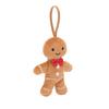 Jellycat Рождественская коллекция Пряничный Фред Милая кукла Плюшевый кулон 10 см высотой