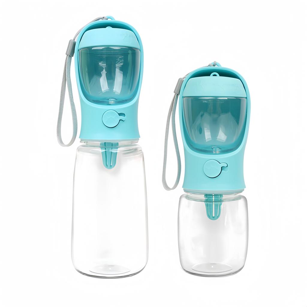 Portable Dog Cat Water Bottle with Storage Food and Water Container for Puppy Pets Dogs Feeder Bowl Puppy Water Bottle
