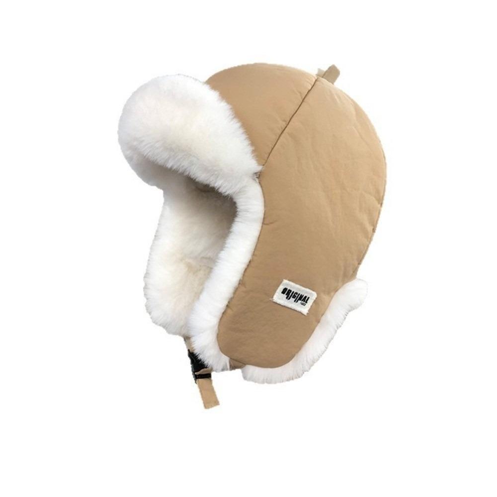 Thickened Winter Pilot Hat Windproof Women Hat Retro Cycling Lei Feng Hat  Outdoor
