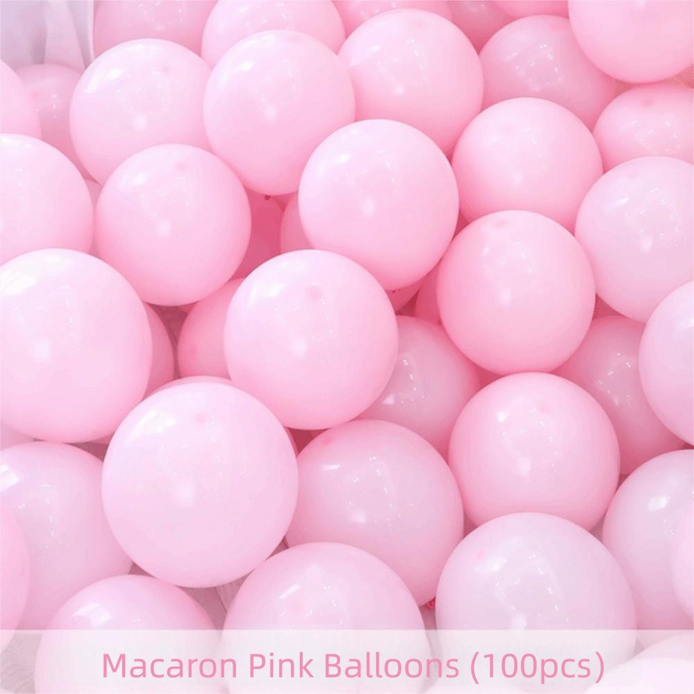 100pcs 10 Inches Rainbow Balloon Mixed Color Multicolor Balloon Macaron Balloon Party Decoration