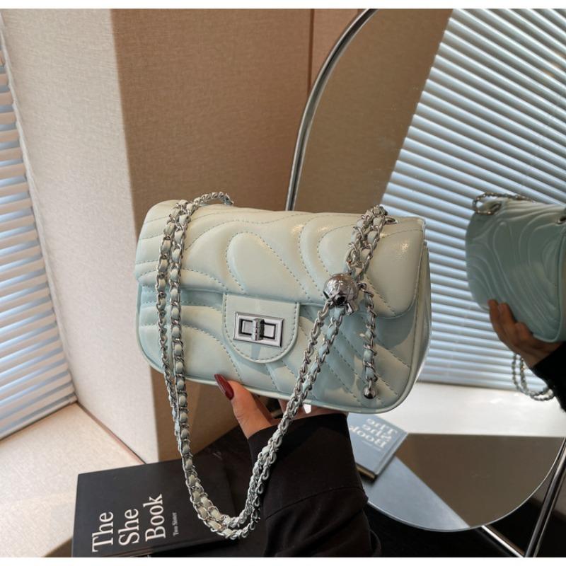 Премиальная маленькая сумка, новая летняя универсальная цепочка, на плечо, сумка-мессенджер, маленькая квадратная сумка.