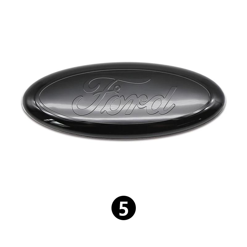 Car Sticker Ford New 2025 Hot Metal Front Grille Rear Trunk Emblem Stickers for Ford Focus Mondeo Ranger 3D Car Logo Badge Water
