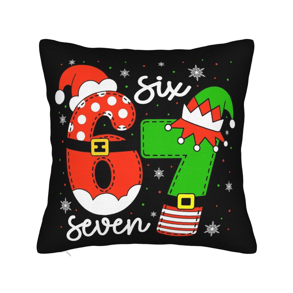 67 Шесть Семь Итальянский Маразм Мем Наволочки Смешная Наволочка Для Дивана Кушетки Кровати Гостиной Удобная Наволочка