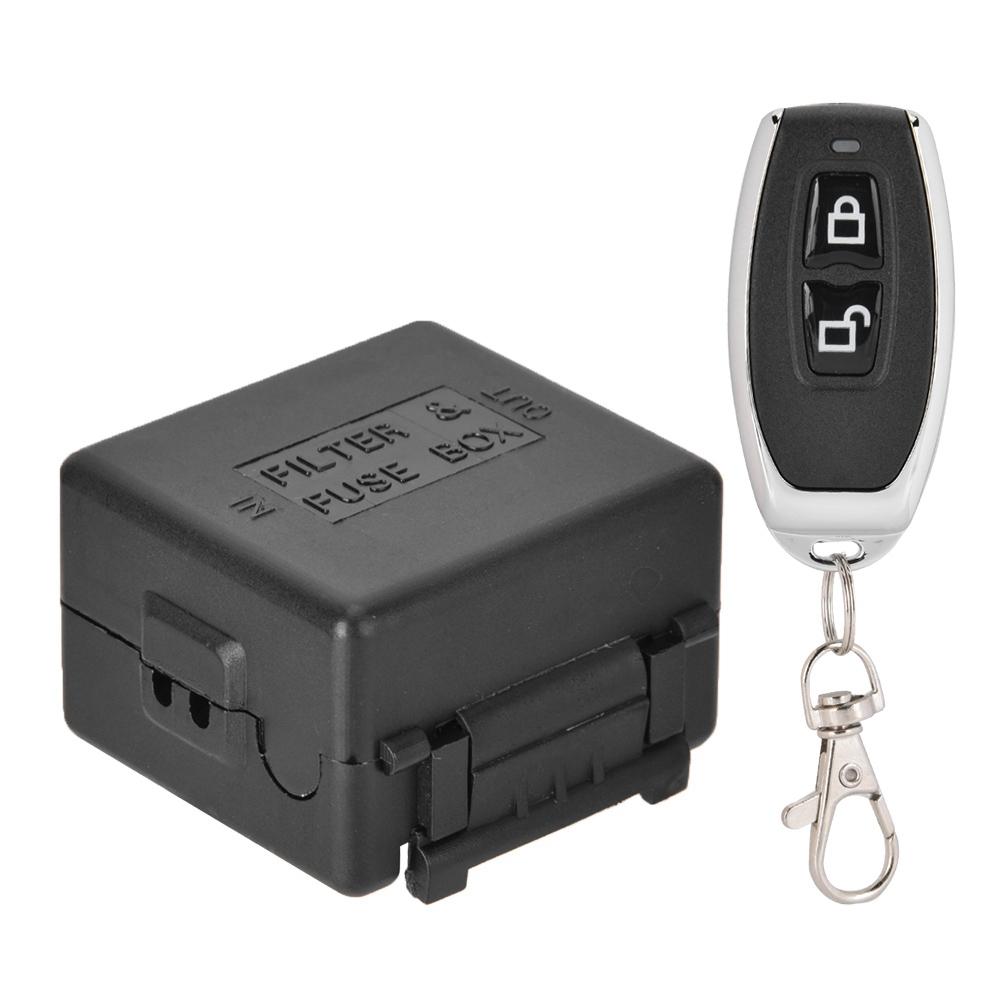 12V Singe One Way Wireless Remote Control Switch Controller Joy Self Locking Interlock 433MHZ