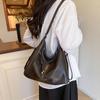 Женская весенняя ретро-сумка-тоут 2025: Простая вместительная сумка через плечо в корейском стиле