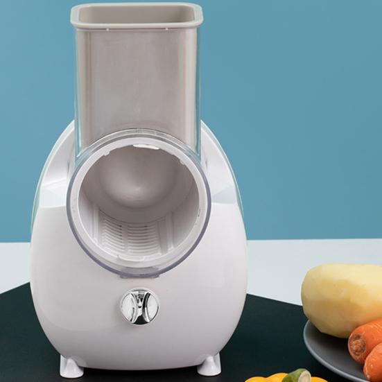 Electric Cheese Grater Detachable Electric Salad Maker Vegetable Cutter Vegetable Slicer BPA-Free Potato Scrubber Shredder