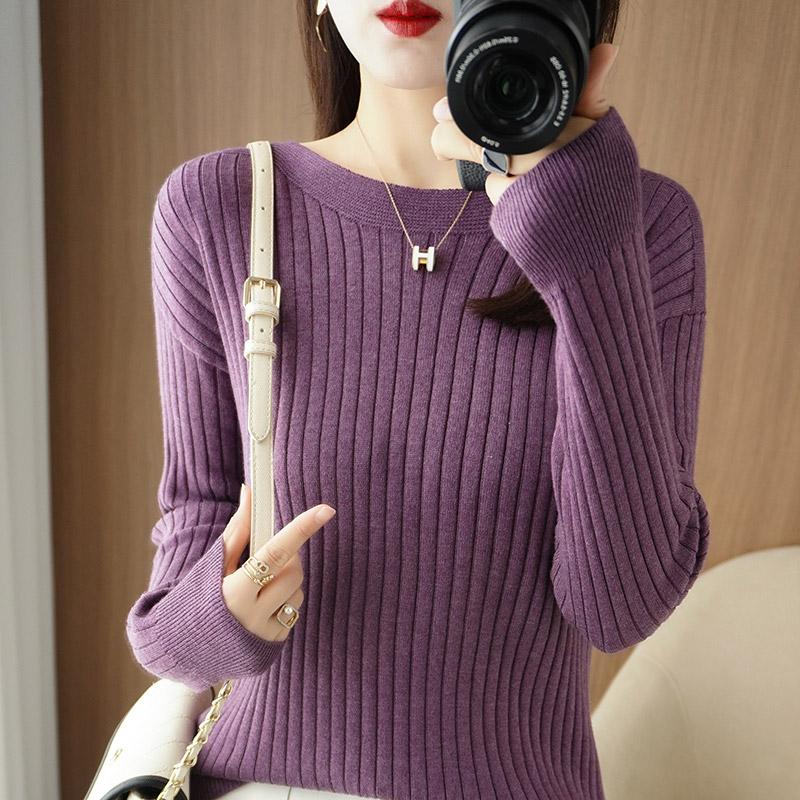 Женский свитер СОВРЕМЕННЫЙ НОВЫЙ зимний вязаный пуловер SAGA, осенние мягкие теплые шерстяные свитера, вязаные топы с длинными рукавами