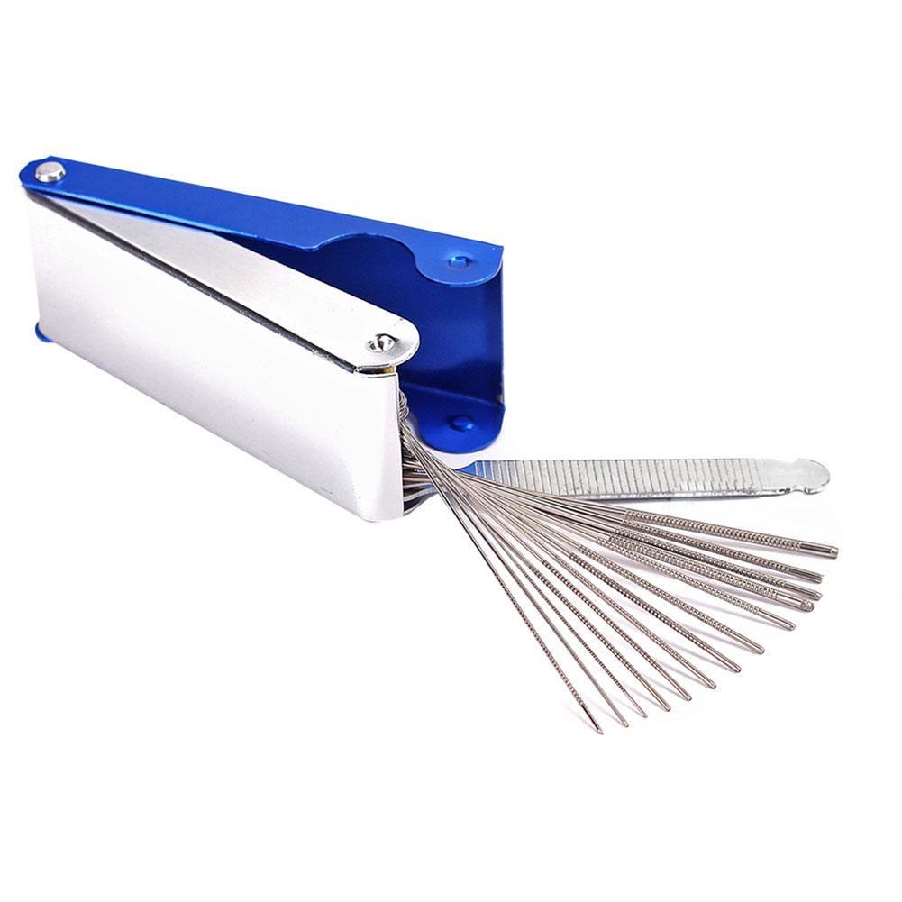 Portable DIY Guitar Repair Tools Box Guitar Nut Slotting File Saw Rods Slot Filing Set Luthier Replacement Accessories