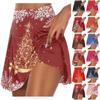Женские спортивные эластичные плиссированные теннисные юбки с рождественским принтом, внутренние шорты для занятий йогой, эластичные спортивные шорты для гольфа
