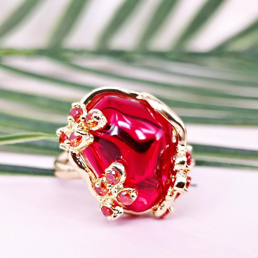 Ylkbty For Rings Women Red