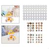 Button Badge Machine Multiple Pin Buttons Practical Starter Sets Lightweight Easy Installation